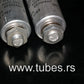 Two vintage Siemens PIO capacitors 1.0 uF / 400V Klangfilm tube audio