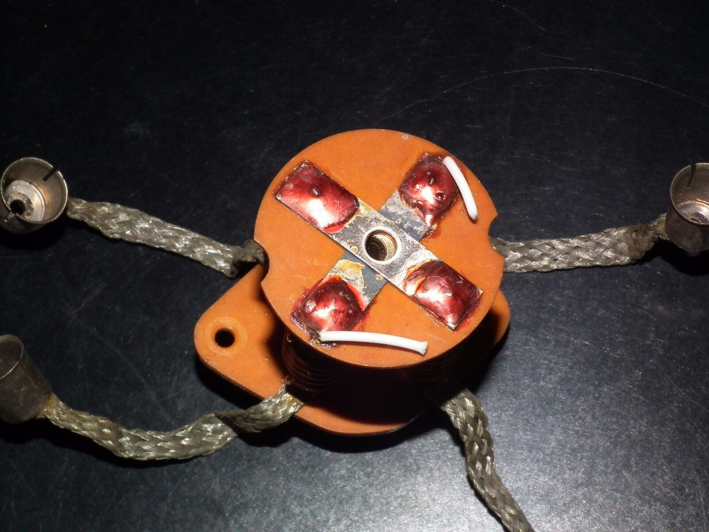 Suppressor Choke Assembly with plate caps 9mm for four tubes 6146B 807 HAM Radio