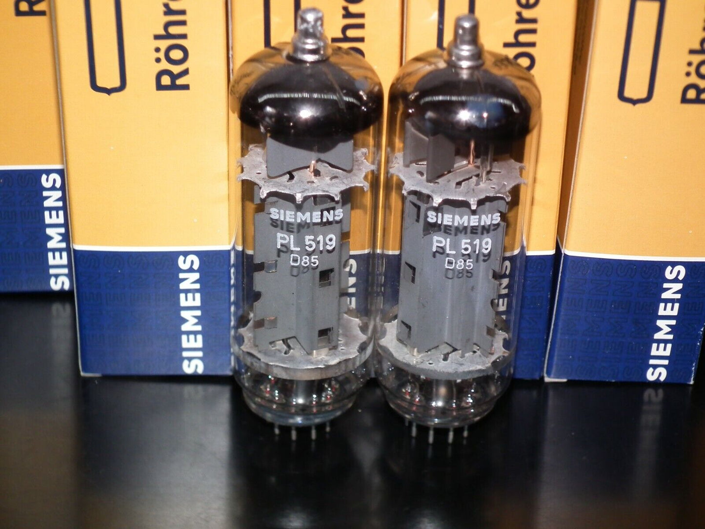 PL519 Siemens West Germany 40KG6 PLATINUM Matched PAIR EAR859 EAR861 Tested!!!