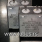 Two vintage Siemens PIO capacitors 8 uF / 250V Klangfilm tube audio West Germany