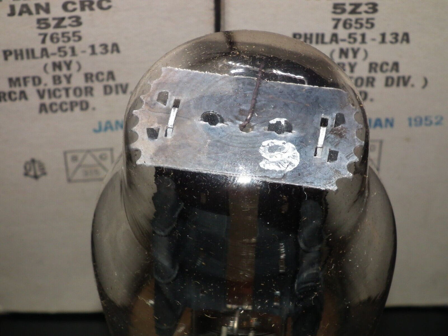 5Z3 RCA VT-145 NOS NIB in JAN Box 1952