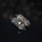 1T4 DF91 Cifte NOS Platinum matched pair rare old inclined square getter version