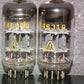 ECC85 6AQ8 RFT NOS Platinum matched pair, old type early 70s East Germany