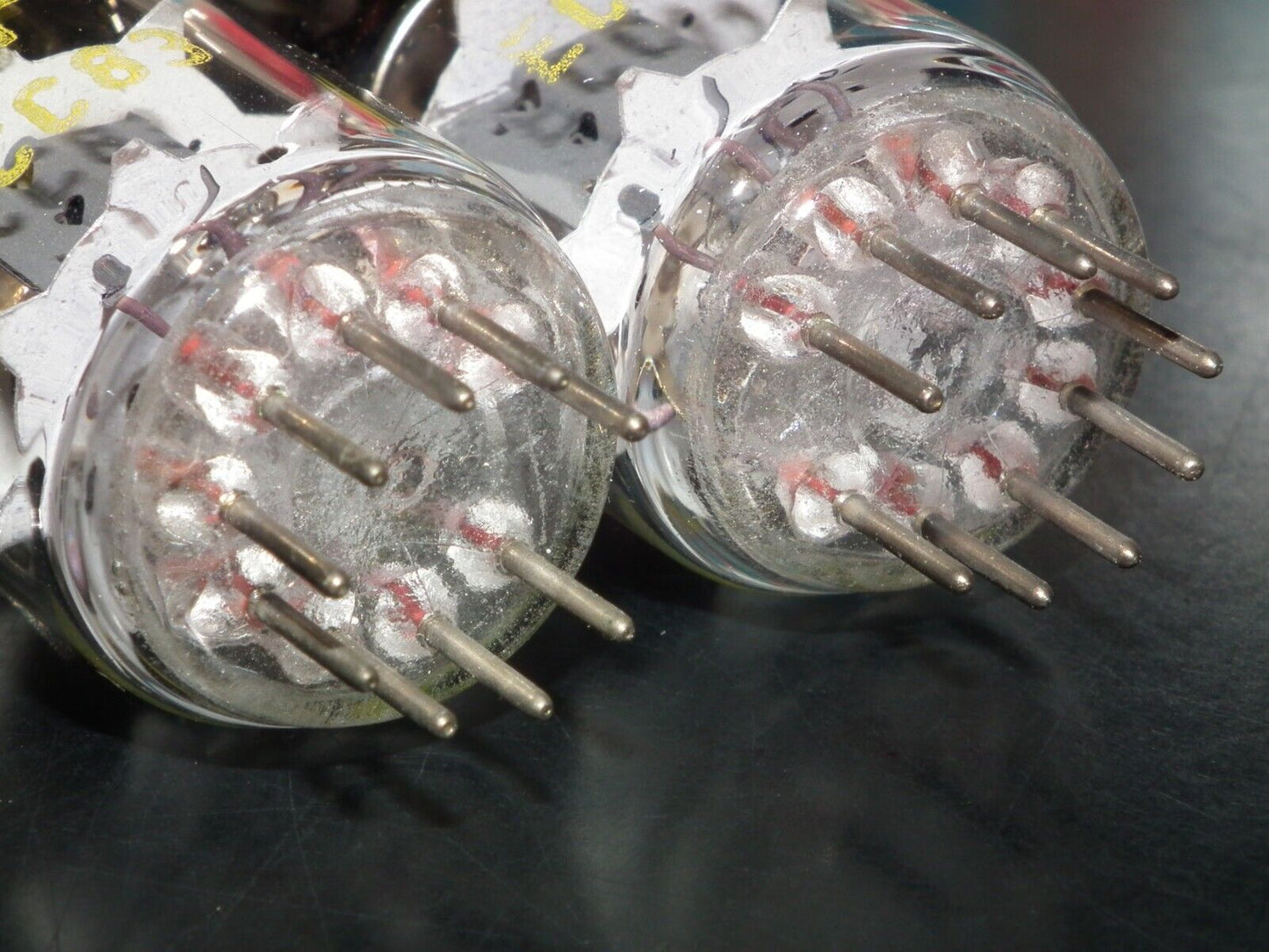 Platinum Matched PairECC83 12AX7 RFT Germany NOS NIB early 60s