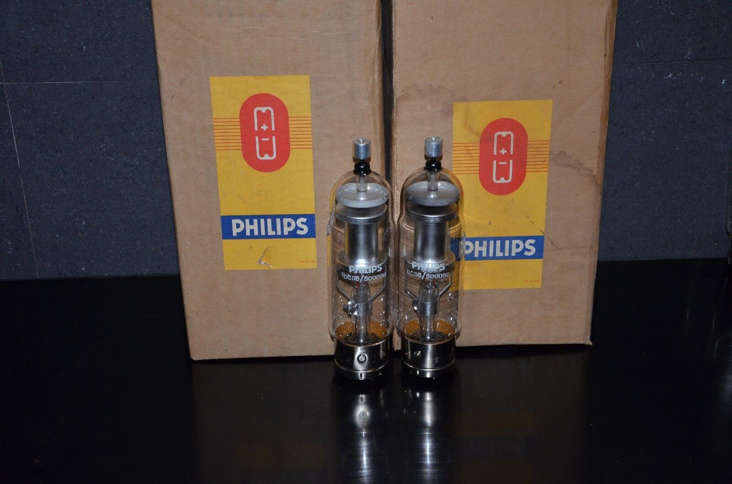 DCG5/5000GB Philips Matched Pair NOS Mercury Rectifier Valves High Voltage