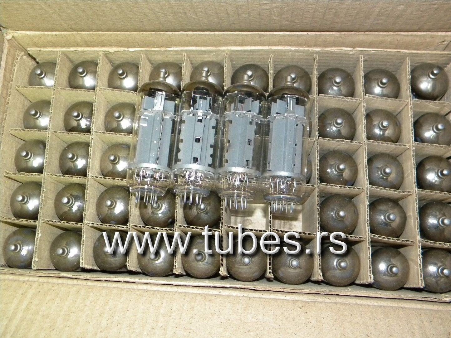 EL519 6KG6 EI Yugoslavia Philips Triple Mica NOS Perfect Pair EAR859
