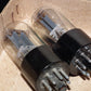 Platinum Matched Pair Foton 6SN7GT 6N8S NOS early 60s Tashkent RARE FOIL GETTER