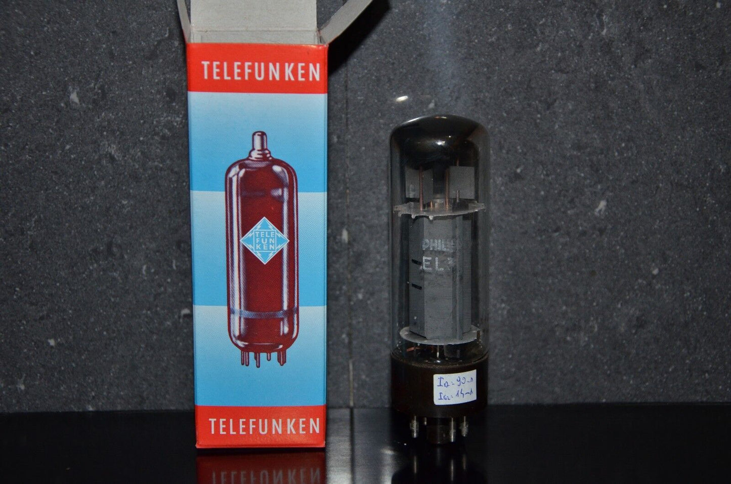 BIG TELEFUNKEN Tube Boxes for Octal and Magnoval tubes EL34, GZ34, 6SN7 - 12 pcs