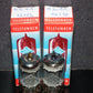 Platinum Matched Pair 6211 Telefunken ~ECC82 Tested NOS DB Gold Pins ULM codes