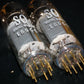 Philips E80CC 6085 Platinum Matched pair NOS Made in Holland Heerlen plant Gold