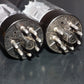 EL34 6CA7 Mullard Xf3 O Getter Blackburn 73/74 Platinum Matched Pair Tested NOS