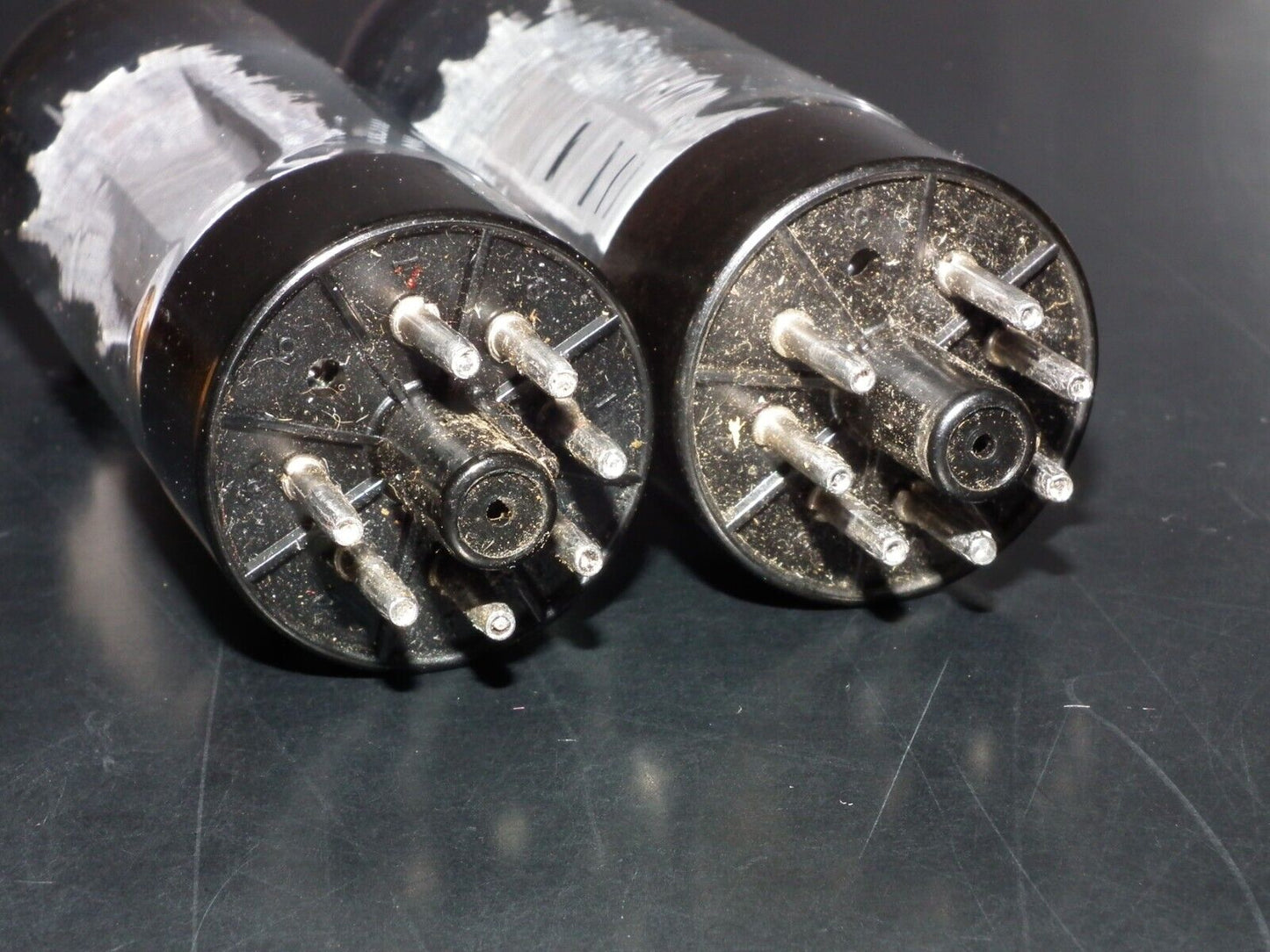 EL34 6CA7 Mullard Xf3 O Getter Blackburn 73/74 Platinum Matched Pair Tested NOS