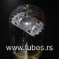 5U4GB Westinghouse VT-244 NOS NIB black plates, carbonized nickel