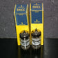 Telefunken ECC801S Matched pair, triple mica, Diamond bottom NOS NIB Siemens box