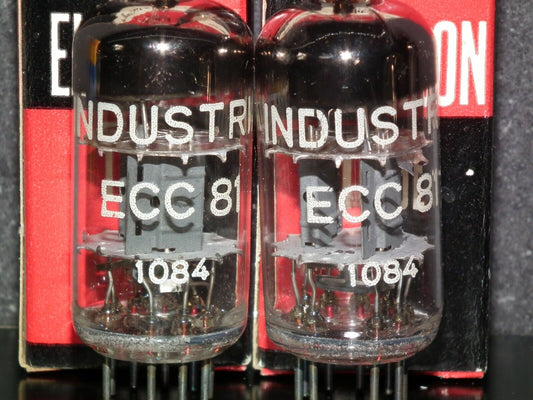 Platinum Matched Pair ECC81 12AT7 Siemens NOS NIB Branded Standard Industrial