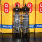 Platinum Matched Pair PCL86 14GW8 Philips NOS NIB Same codes Late 60s Holland