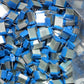 NOS Siemens 100nF 400V MKT Film Capacitor Silver Blue Cap 4pcs Tube Audio