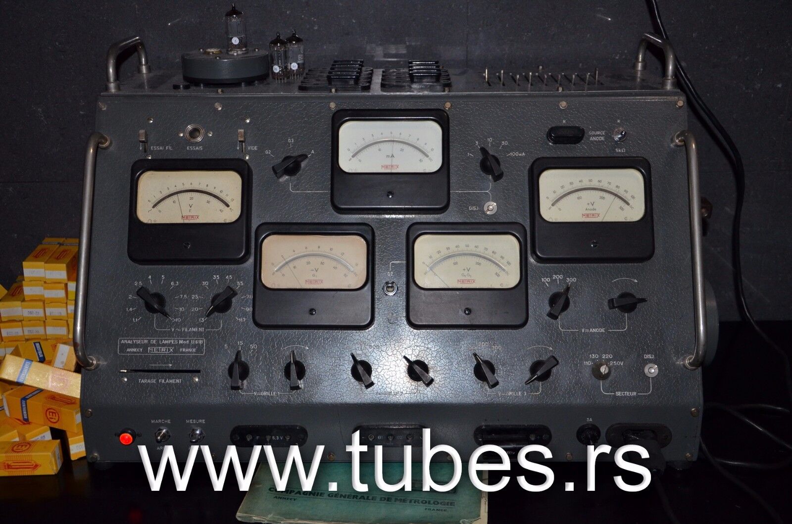 Ecc82 12au7 telefunken smooth long grey plate diamond tested à Toulouse Ecc82 12au7 telefunken smooth long grey plate diamond tested à Toulouse