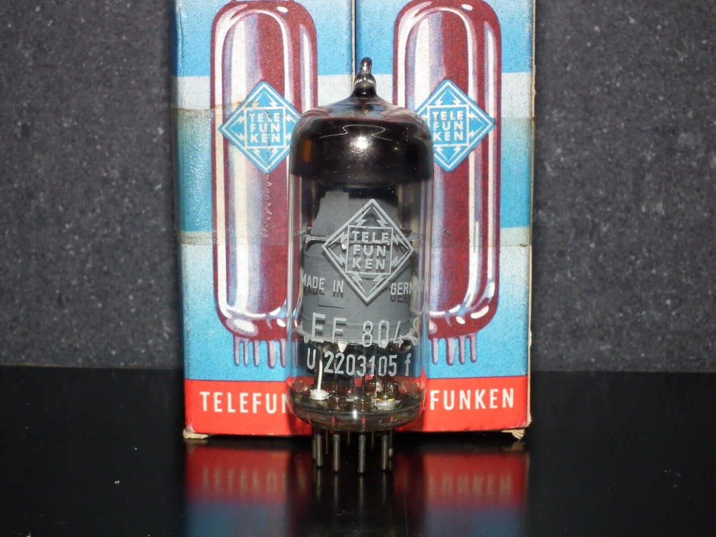 Telefunken EF804S NOS NIB Microphone pentode - low noise, no microphonics