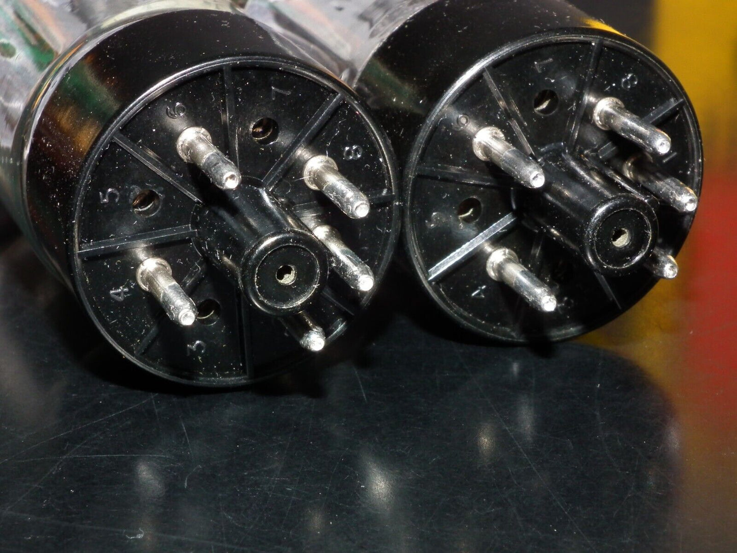 Platinum Matched Pair (2 pcs) GZ34 Mullard 5AR4 rectifier NOS NIB branded Valvo