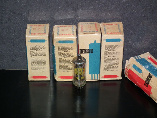 DL94 RFT 3V4 - NOS in original boxes RARE EARLY 60s VERSION, the same codes