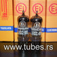 ECC88 6DJ8 EI Yugoslavia NOS Matched Pair (Philips construction A frame getter )