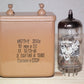 NOS PIO Capacitor 10mfd 200V 10u Paper in Oil MBGP-2 Soviet made in 70s