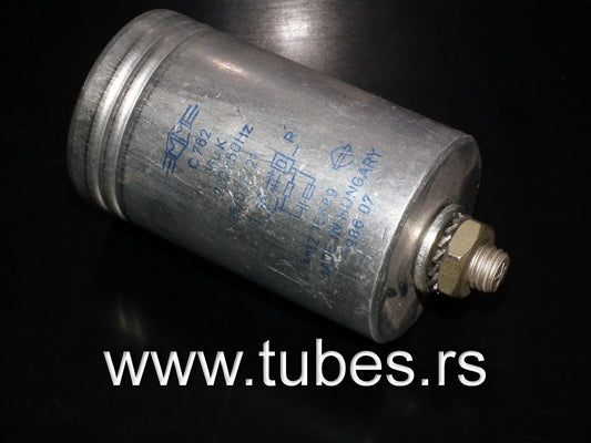 One vintage PIO RC capacitor 18uF 220V Made in Hungary in 80s