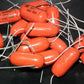 Two polystyrene capacitors 60000pF 0.060uF 63V ISKRA SIEMENS HI End Tube