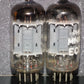 Matched Pair ECC83 Philips 12AX7 1957 mC5 Delta7L D-Foil Getter 19mm Anodes NOS
