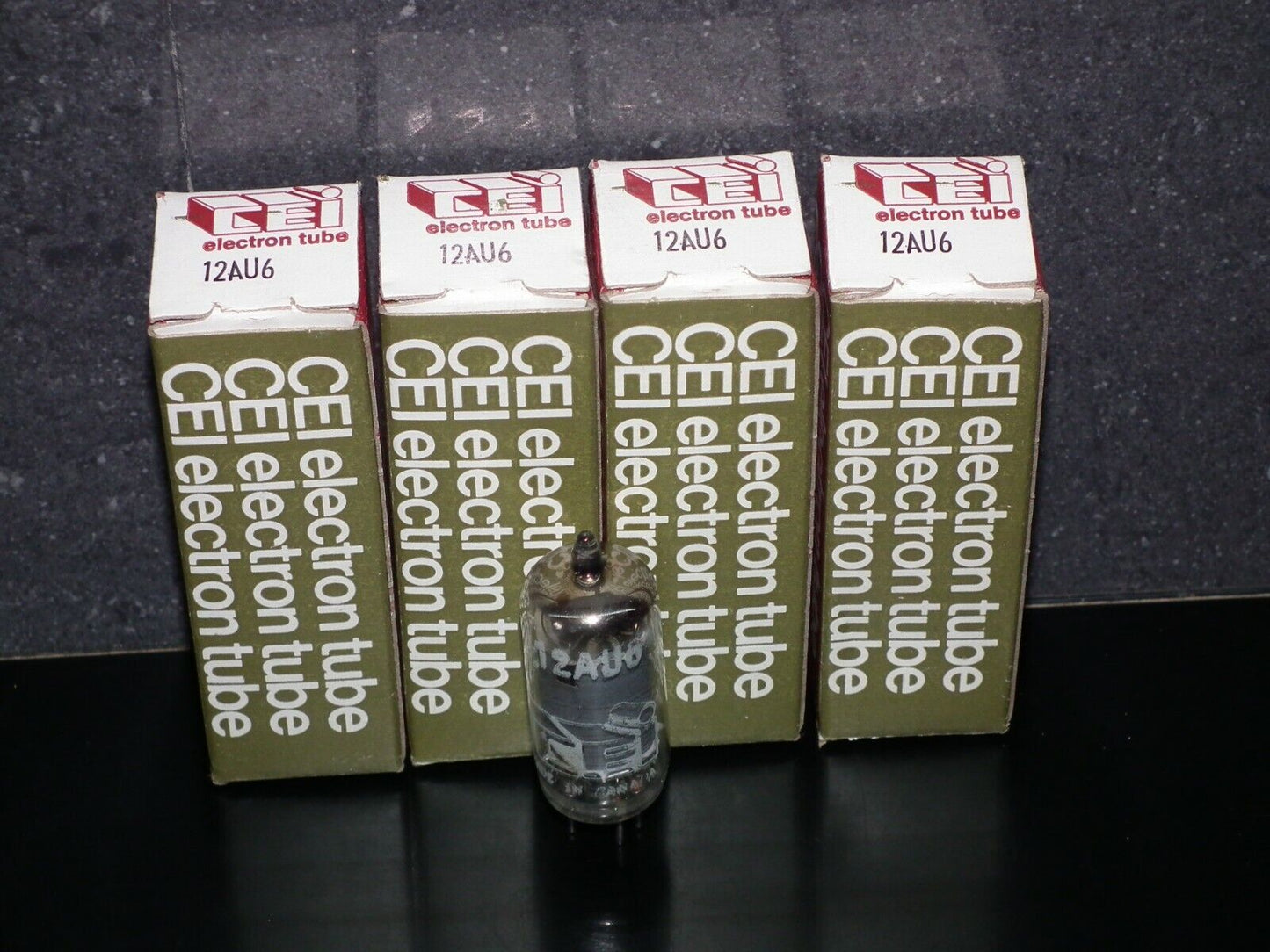 12AU6 CEI Canada NOS NIB Matched Pair HF94