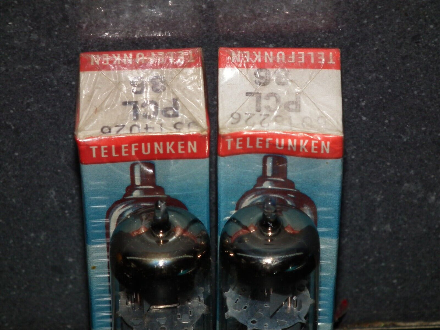 Platinum Matched Pair PCL86 14GW8 Telefun NOS NIB Berlin tube plant Diamond bttm