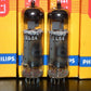 EL84 6BQ5 Tungsram Platinum Matched Pair NOS NIB Rebranded Philips early 70s