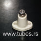 One vintage ceramic insulated mount contact point JOHNSON USA No. 22