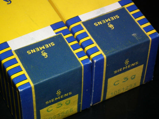Pair (2) C3g Siemens NOS NIB Unopened The same batch close code numbers Old Type
