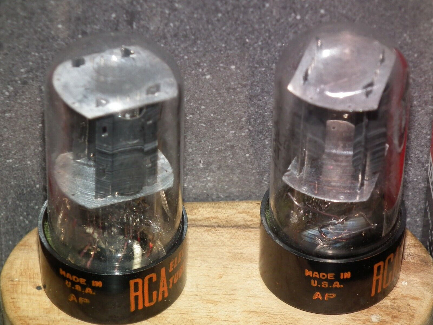 6SL7GT RCA NOS Platinum Matched Pair, the same dates, old type boxes