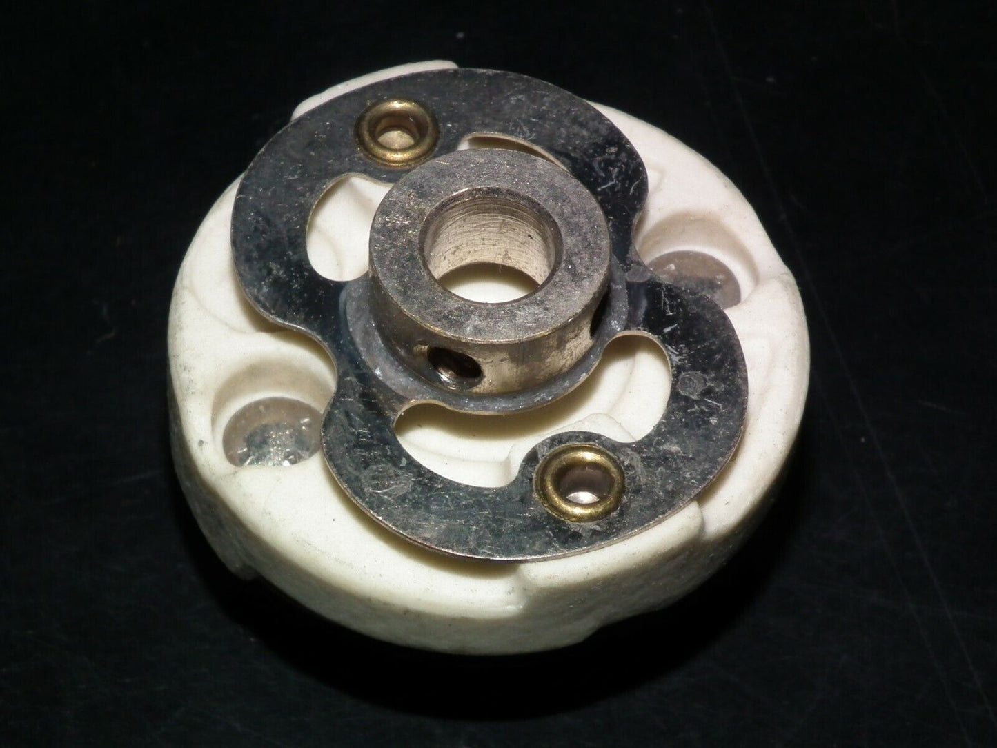 NOS CERAMIC ISOLATED 1/4" FLEXIBLE SHAFT COUPLER HAMMARLUND  Collins Heathkit