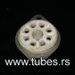 One VINTAGE K8A Octal Vacuum Tube Ceramic Socket Hi Quality EL34 GZ34 6SN7