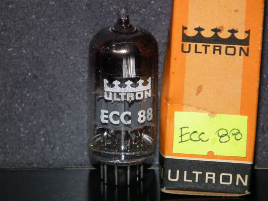 ECC88 Siemens Germany Rebranded ULTRON 6DJ8 NOS NIB