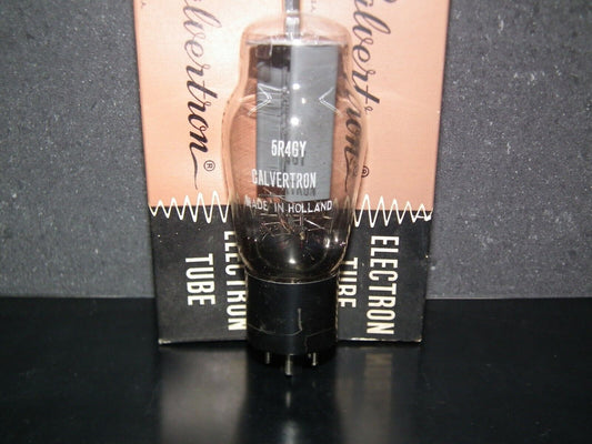 5R4GY Calvertron NOS NIB Dual Square Getter Vintage Rectifier Tube