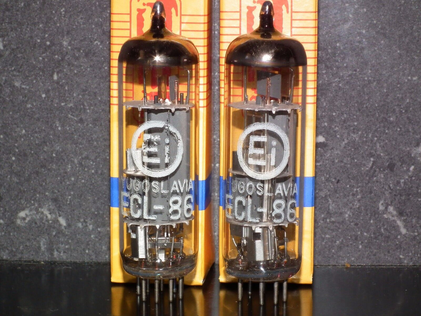 ECL86 6GW8 EI Philips Platinum Matched Pair NOS NIB