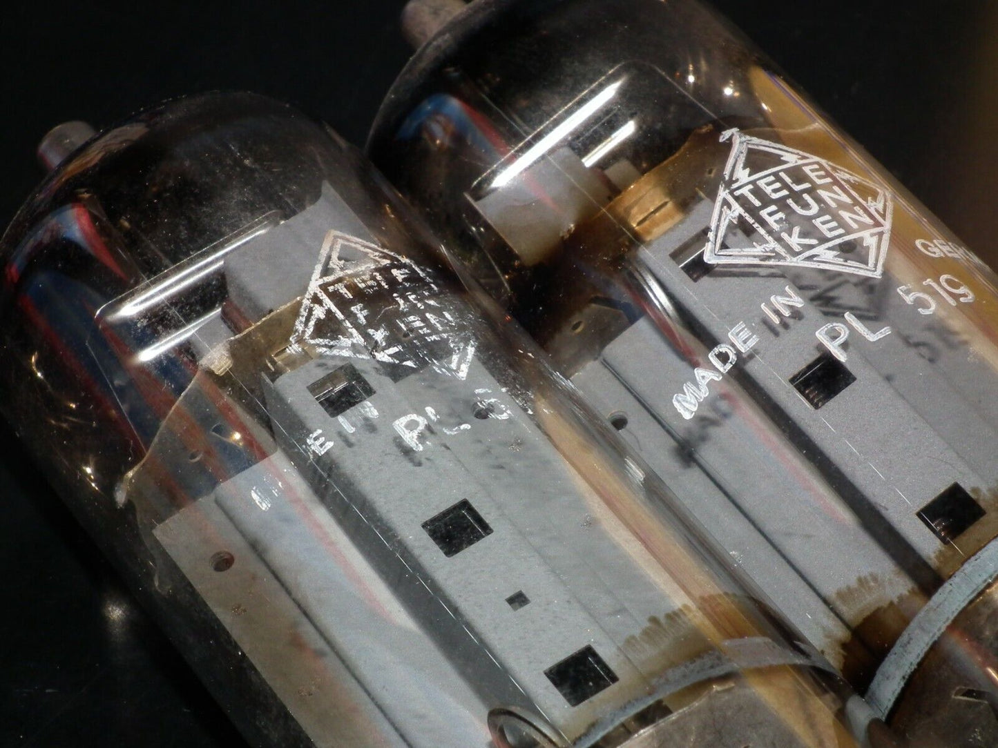 PL519 Telefunken 40KG6 PLATINUM Matched PAIR EAR859 EAR861 Used Tested OK