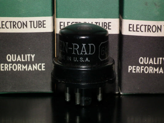 6H6 Ken Rad Vacuum Tube NOS NIB