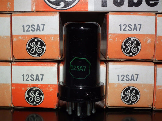 12SA7 General Electric NOS NIB Pentagrid Converter - Heptode
