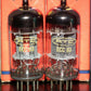 ECC83 Mullard 12AX7 Matched Pair Ribbed plates NOS NIB Branded RTC Blackburn