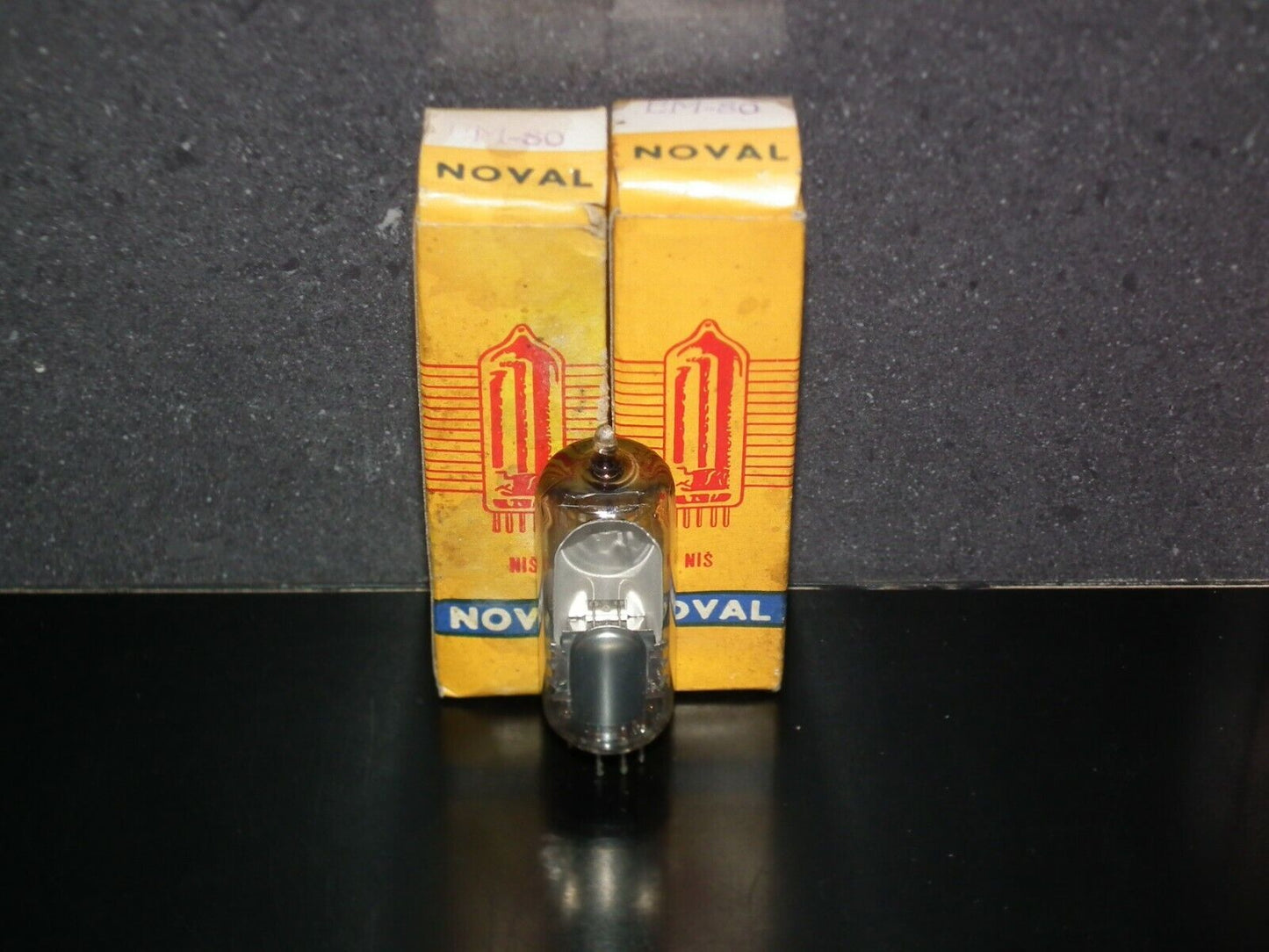 EM80 EI Philips Rare Square Getter late 50s tuning eye tube Indicator NOS NIB