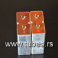 Two vintage Siemens electrolytic capacitors 25uF / 70V Klangfilm "Elyt glatt IB