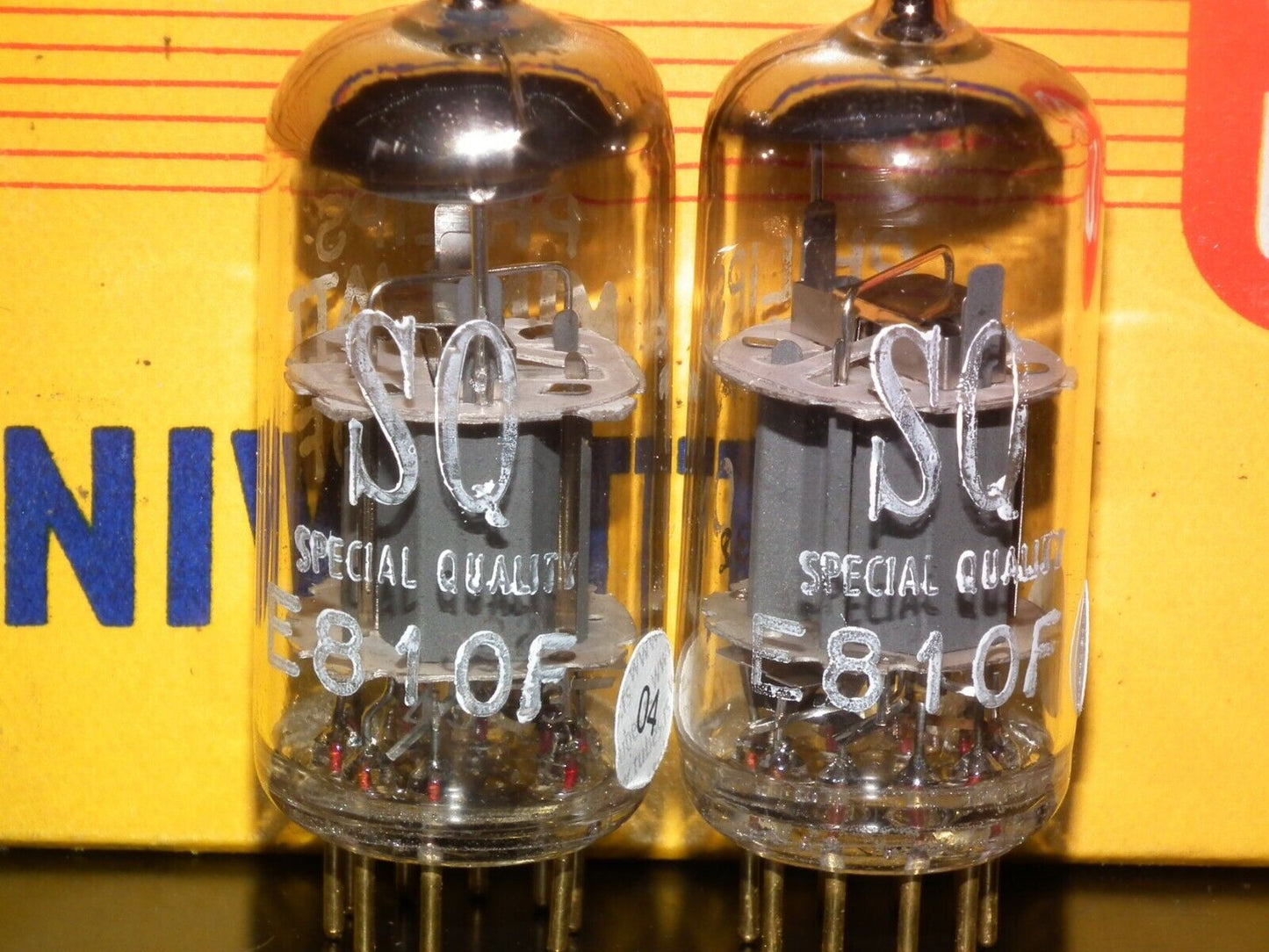 Matched Pair Philips Miniwatt E810F 7788 NOS NIB Gold pin Heerlen 60s Low Noise