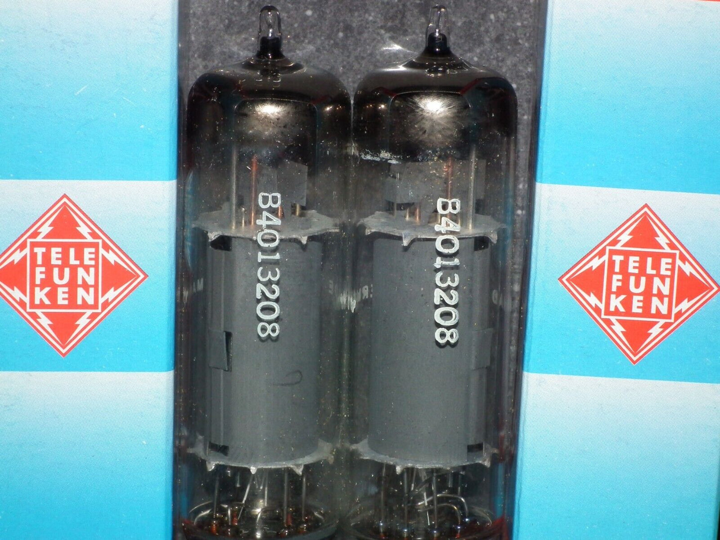 NOS Matched Pair EL84 Telefunken 6BQ5 Diamond Bottom The Same Codes West Germany