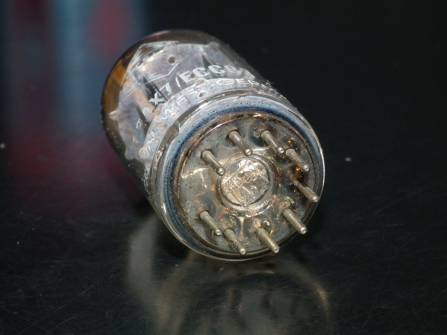 ECC83 Telefunken 12AX7diamond bottom, low noise USED Tested NOS